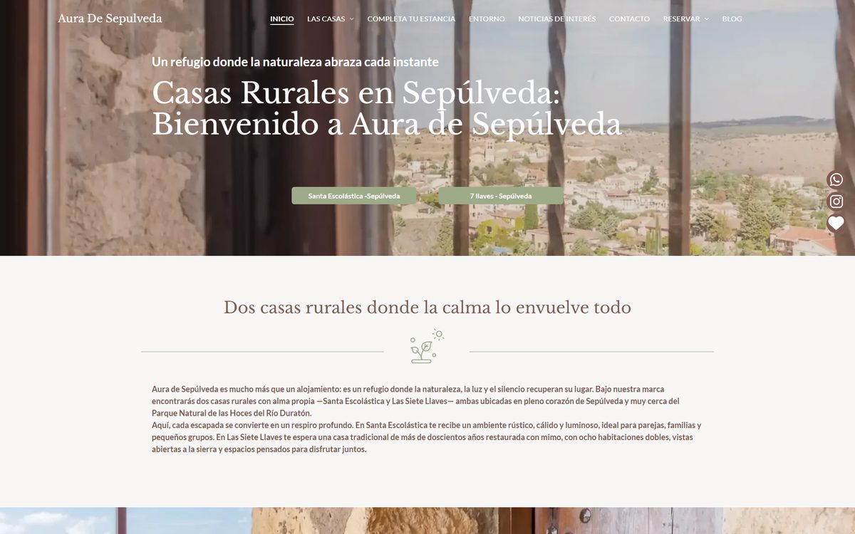 Web de Aura de Sepúlveda