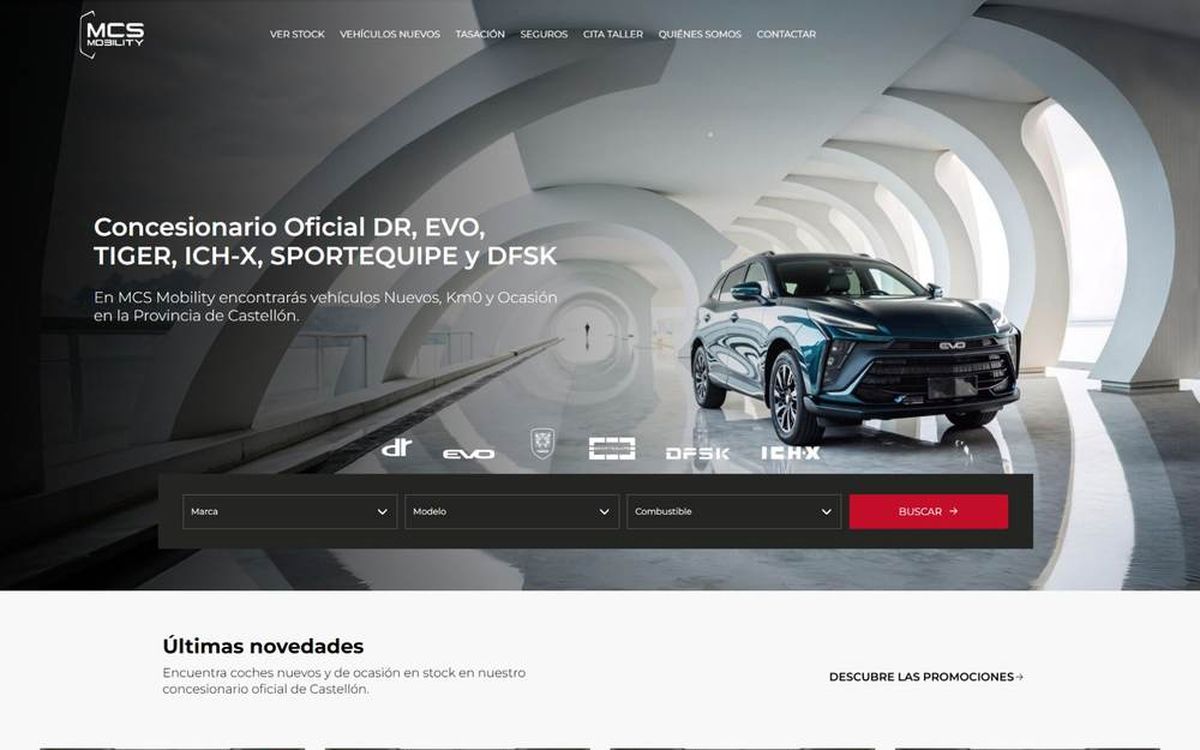 Web de MCS Mobility